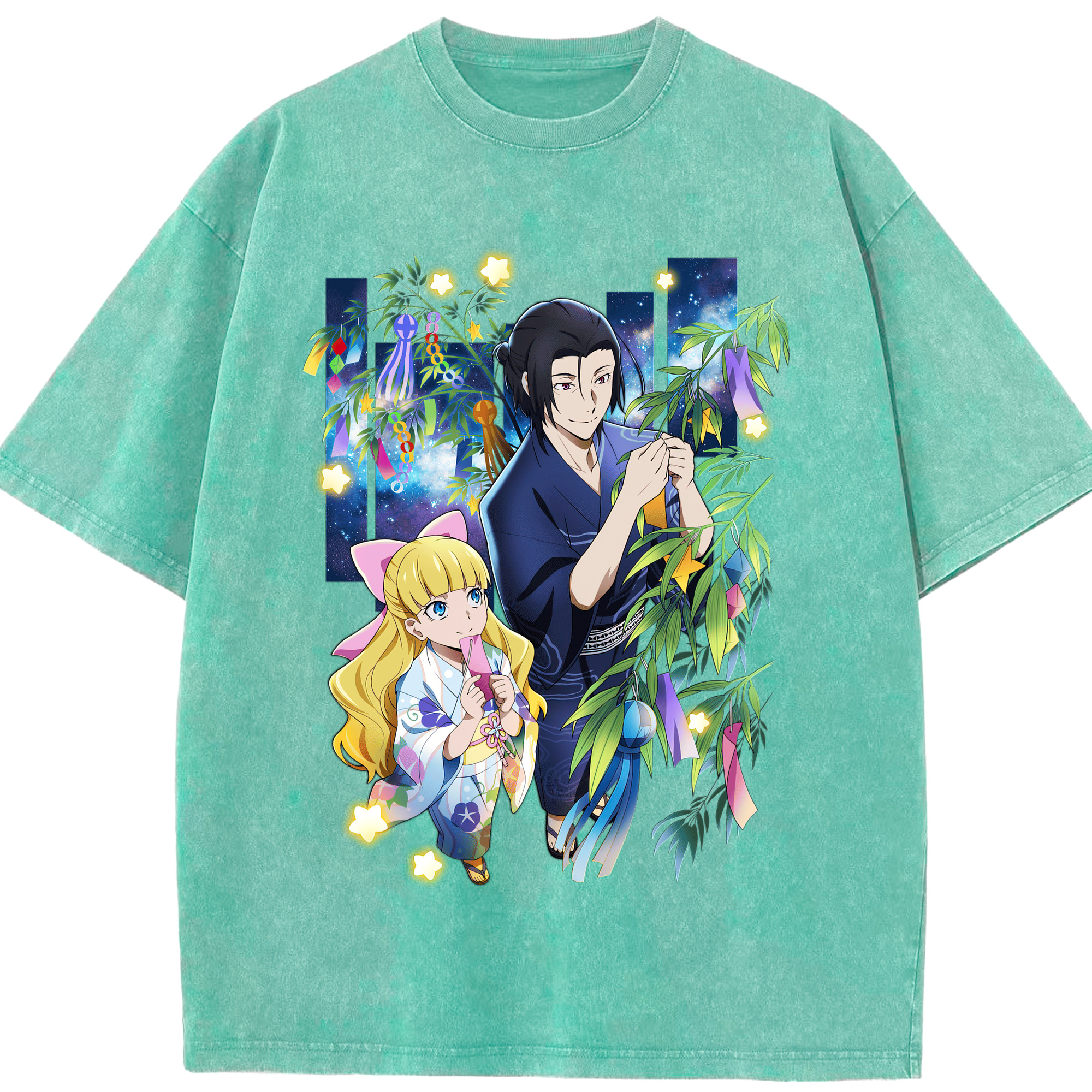 （画像用） 文豪ストレイドッグス Bungo Stray Dogs 綿100% ヴィンテージ風 半袖Tシャツ（フロントプリント）